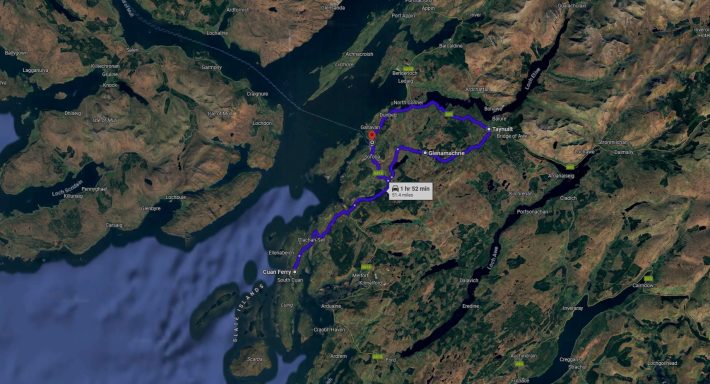 Oban, taynuilt, isle of seil