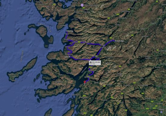 Isle of Skye route